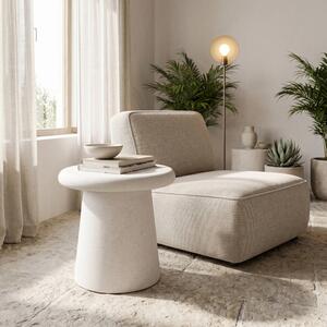 Странична маса HERONA mdf бяла d47x48см