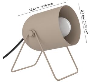 Eglo 44165 - Настолна лампа TILSTON 1xE14/8W/230V бежова