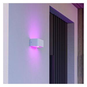Eglo 901955 - LED RGBW димируемо външно стенно осветително тяло SANIA-Z LED/10W/230V IP55 бяло