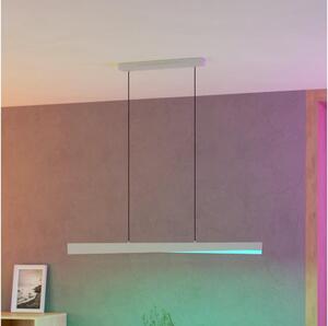 Eglo 901833 - Димируем LED RGBW полилей на кабел BOLOGNANO-Z LED/19W/230V сив