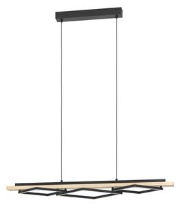 Eglo 901927 - LED полилей на кабел BOYAL 2xLED/13W/230V+LED/16W черен/бежов