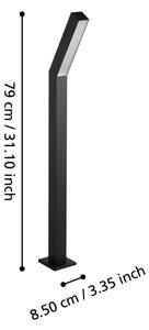 Eglo 900993 - LED външна лампа UGENTO 2xLED/4,5W/230V IP44 черна