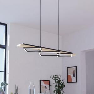 Eglo 901927 - LED полилей на кабел BOYAL 2xLED/13W/230V+LED/16W черен/бежов