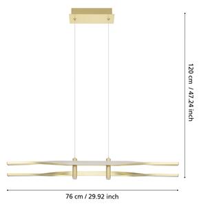 Eglo 901226 - LED полилей на кабел COLMEAL LED/21W/230V златен