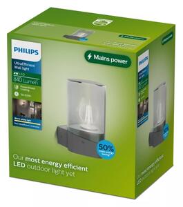 Philips - LED външна стенна лампа NAYL 1xE27/4W/230V 2700K IP44