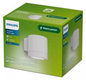 Philips - Външно стенно осветително тяло FYLX 1xGU10/5W/230V бяло IP44