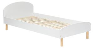 Детско легло с подматрачна рамка atmosphera Kima Sweetie, Бял, MDF, 90x190 cm