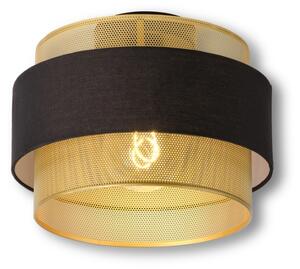 Osram - Плафон DECOR HORNET 1xE27/10W/230V Ø 30 cm черен/златист