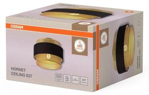 Osram - Плафон DECOR HORNET 1xE27/10W/230V Ø 30 cm черен/златист