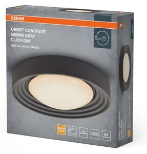 Osram - димируемо LED таванно осветително тяло ORBIS CONCRETE LED/24,5W/230V Ø50 см сив/бетон