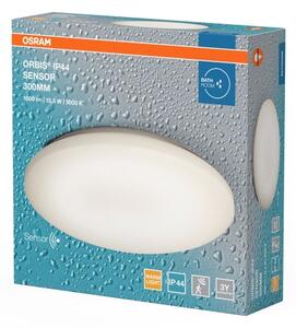 Osram-LED ORBIS таванно осветително тяло за баня със сензор, LED 15,5W/230V, Ø 30 см, IP44, бяло