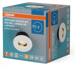 Osram - LED вградено осветително тяло за баня SPOT 1xGU10/4,3W/230V 2700K IP65 бяло