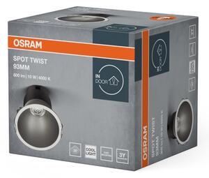 Osram -LED вграден спот SPOT TWIST LED/10W/230V Ø 9,3 cm бял/сребрист