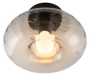 Osram - Таванно осветително тяло DECOR SMOKE 1xE27/12W/230V Ø 28 см черно/опушено сиво
