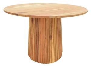 Маса TULLY акациево дърво масив в естествен нюанс d120x75см