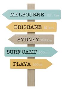 Декорация за стена atmosphera Hawa Australia, 54cm, MDF