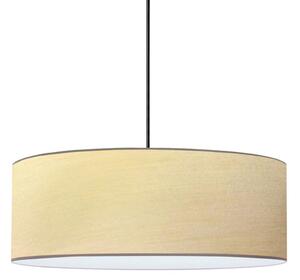 Плафон Rufio E27 в бежово-кафяв абажур D50x20cm