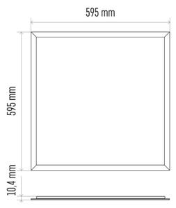 LED панел за окачен таван PROFI PLUS LED/40W/230V