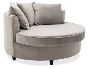 Диван Round Сив 123x120x85 см
