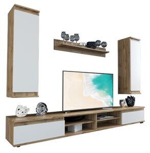 Комплект ТВ шкаф Сандро Дъб 175x37x160 см