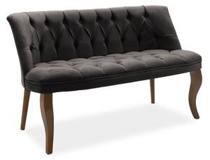 Диван Loreta за 2 места антрацит 123x65x73 см