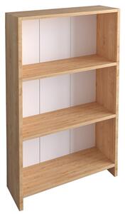 Библиотека Линет Сонома-Бял 56x20x108 см