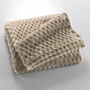 Кафяво-сиво одеяло от микрофланела 125x150 cm Mini Frosty – douceur d'intérieur