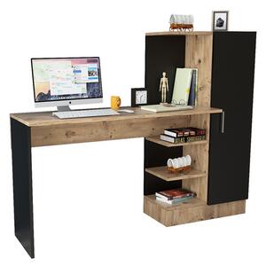 Бюро Kary Oak - Черно 152.5x40x120 см