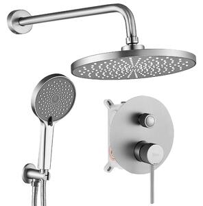 Душ система за вграждане Rea Lungo Stripe Nickel Brush