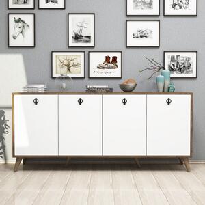 Конзола Elite 1612 Орех-Бяло