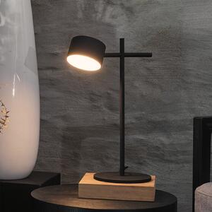 OSRAM LED настолна лампа Decor Kyoto, алуминий, черна, с регулируема яркост, Затъмняване, Черен, Дневна/трапезария, Алуминий, Модерен