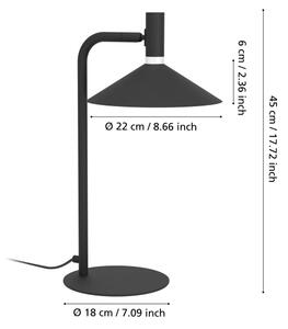 Eglo 902185 - LED RGBW димируема настолна лампа CONOMAVILLA-Z LED/7,5W/230V черна