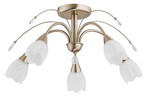 Таванно осветително тяло BASTER 5xE14/10W/230V златисто