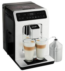 Кафеавтомат Krups Evidence EA891C10, 1450W, 2.3l вместимост на резервоара за вода, 3 степени на смилане, сензорен екран, черно-сребриста