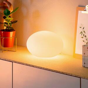 Philips Hue LED настолна лампа Smart Home Flourish, бяла, RGBW, CCT, Затъмняване, Бял, Дневна/трапезария, Стъкло, Модерен