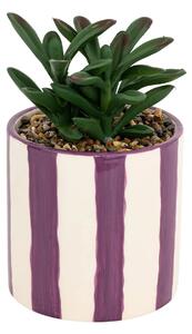 Изкуствено растение atmosphera Deep Purple, 16 cm