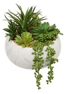 Изкуствено растение atmosphera Jesty Succulent, 18 cm