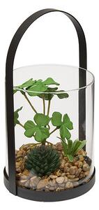 Изкуствено растение atmosphera Wilo Hanging Terrarium, 19 cm, Различни видове
