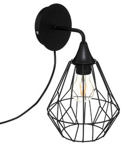 Лампа за стена atmosphera Flave, 19 cm, Метал, Черен