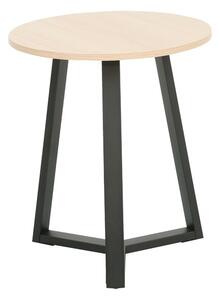 Set masute de cafea, 2 buc, Berton, Natural, 80x80x40 cm