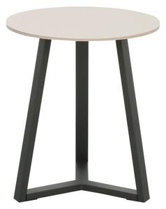 Set masute de cafea din metal, 2 buc, Berton, Cappuccino, 80x80x40 cm