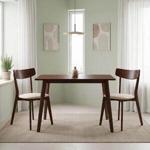 Set mobilier studenti masa si scaune, 3 buc, Palate, Bej, 120x75x75 cm