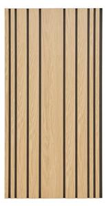 Акустичен декоративен стенен панел atmosphera Colva, MDF, 120x60 cm, Светло дърво