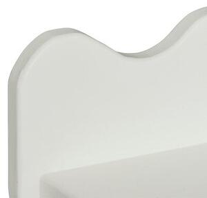Рафт за стена atmosphera Salina, MDF, Бял, 53 см