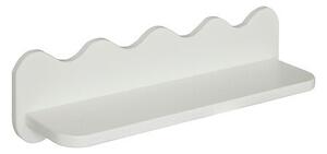 Рафт за стена atmosphera Salina, MDF, Бял, 53 см