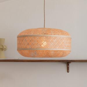 Good & Mojo GOOD MOJO Висяща лампа Langkawi, натурален Ø 50 cm, бамбук E27, Затъмняване, Дърво, Дневна/трапезария, Бамбук