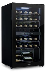 Klarstein Shiraz 29 Duo, охладител за вино, 2 зони, 80 л/29 бутилки, 5 - 22 °C, сензорен, черен