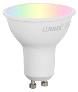 Смарт модерна стенна лампа черна IP44 вкл. 2 Wifi GU10 - Baleno