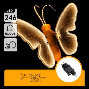 Aigostar - LED Външна коледна украса 234xLED IP44 топла бяла пеперуда