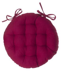 Кръгла възглавница за стол atmosphera Anjali, 38 cm - Червен